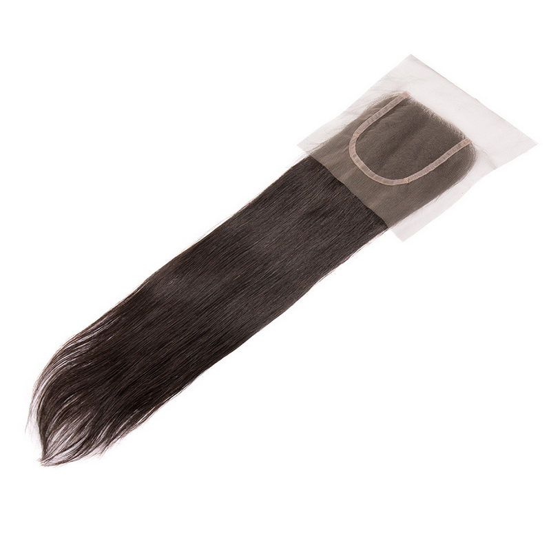 Virgin Hair Natural Straight 4x4 5x5 6x6 7x7 Transparent Lace Closure - 图片 5